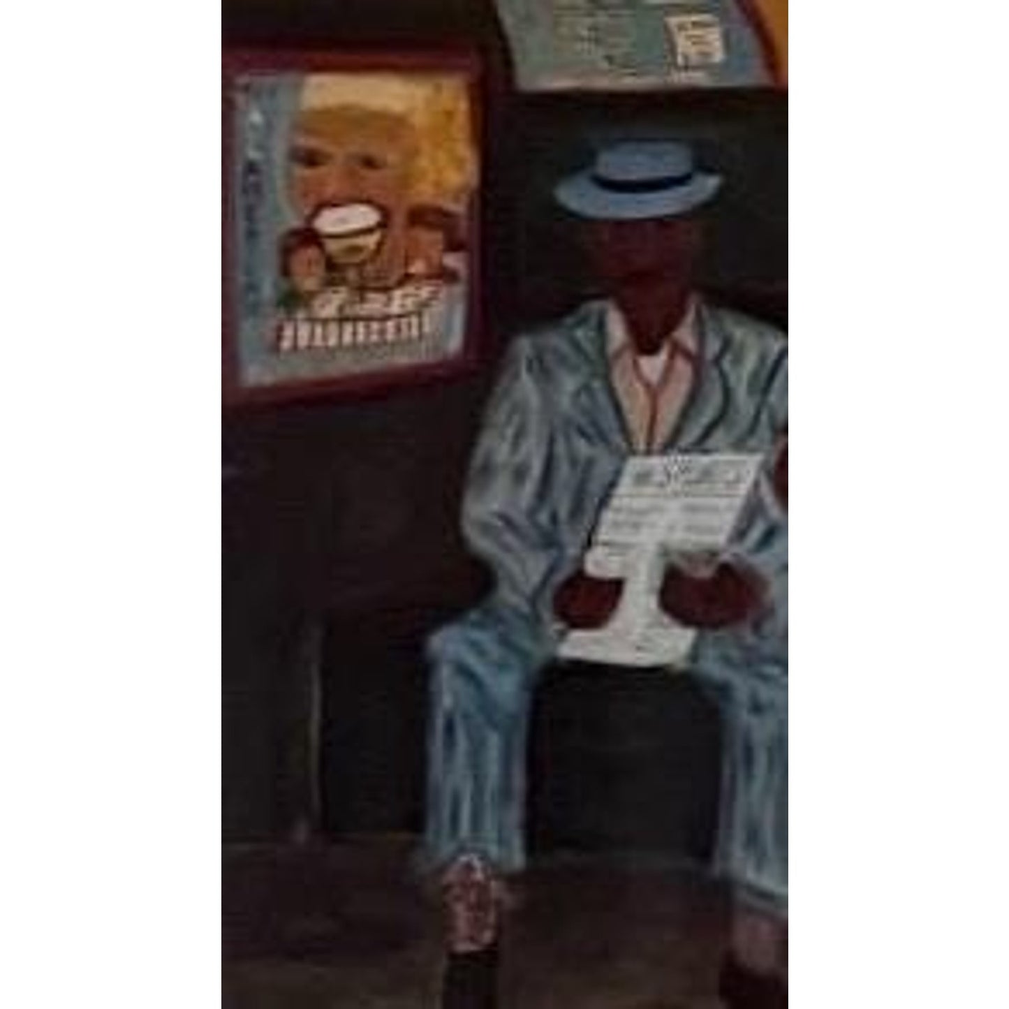 Subway Riders by Ralph Fansanella - 1992 Museum Poster