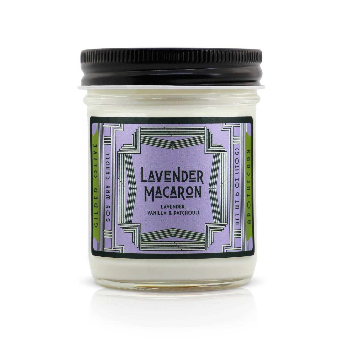 Soy Candle – Lavender Macaron – Lavender & Vanilla