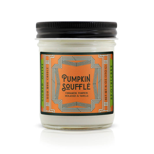 Soy Candle – Pumpkin Souffle – Pumpkin, Vanilla & Cinnamon