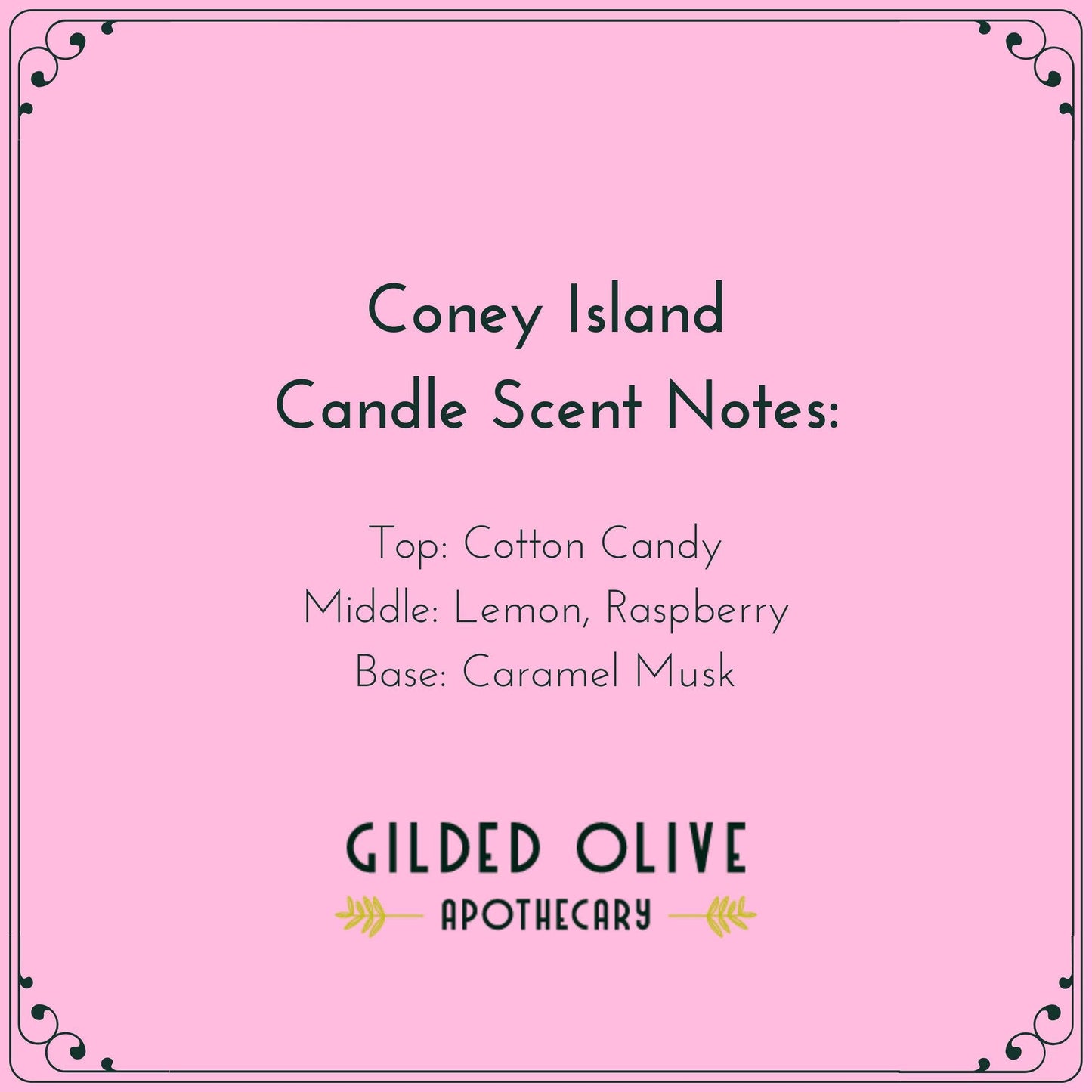 Soy Candle – Coney Island – Cotton Candy, Lemon & Raspberry