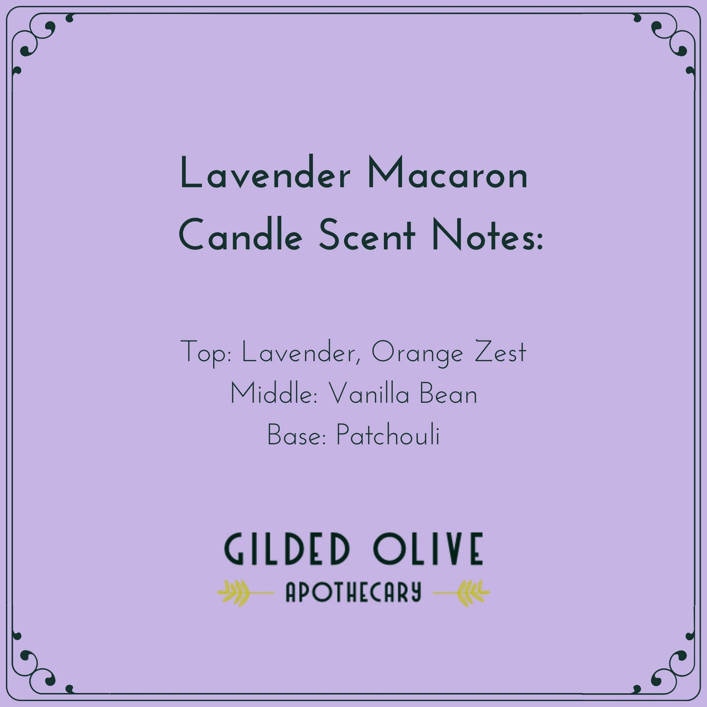 Soy Candle – Lavender Macaron – Lavender & Vanilla