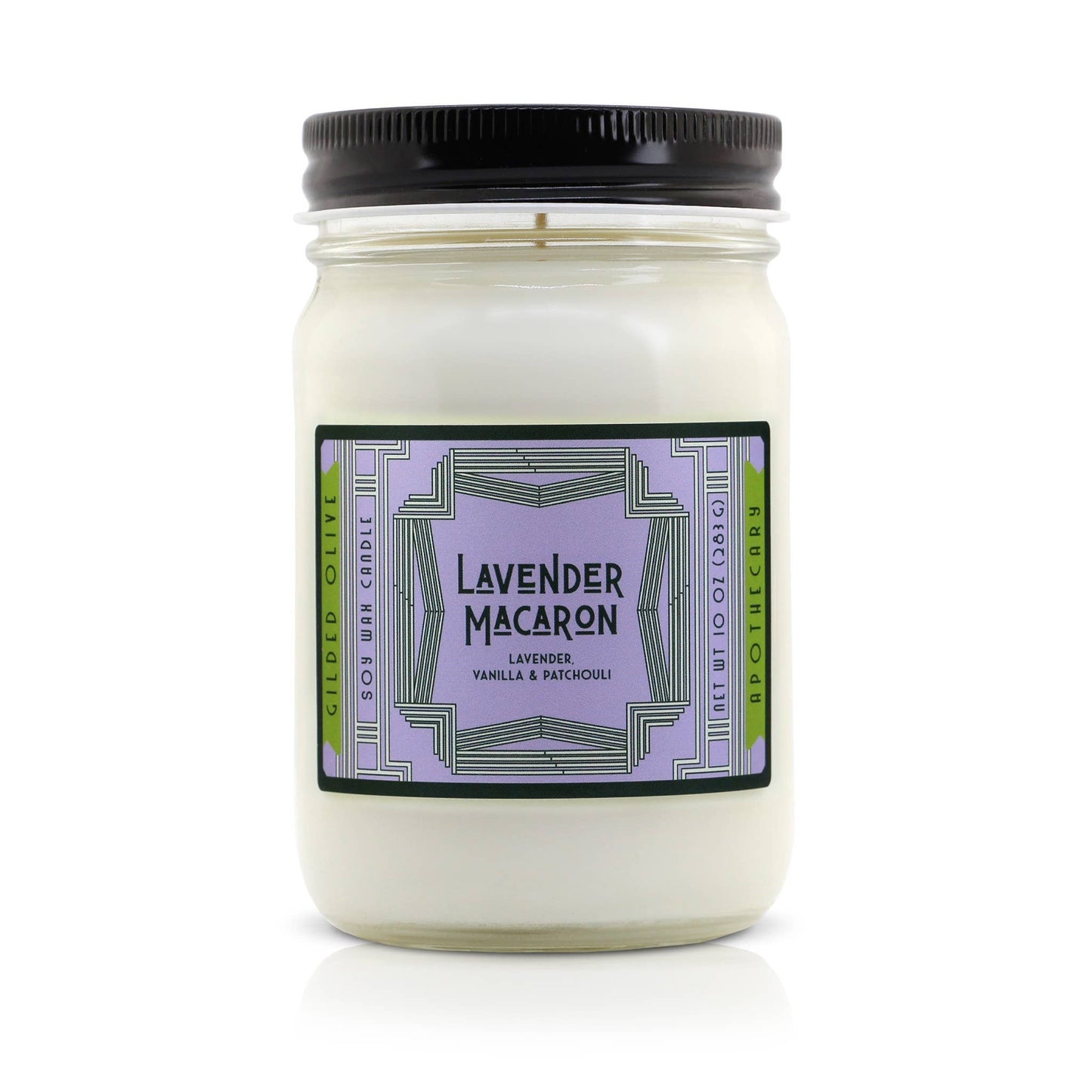 Soy Candle – Lavender Macaron – Lavender & Vanilla
