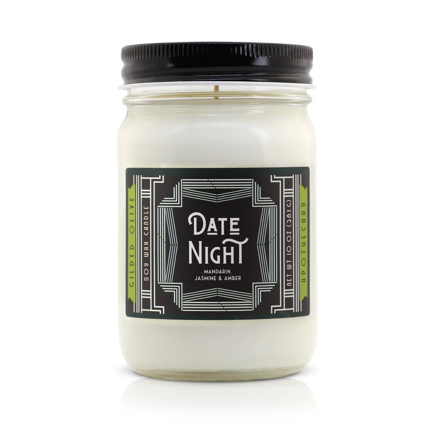 Soy Candle – Date Night – Orange, Jasmine & Sandalwood