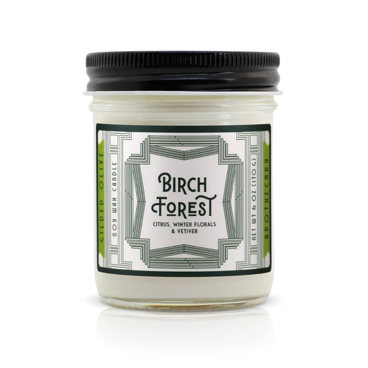 Soy Candle – Birch Forest – Bergamot, Florals & Vetiver