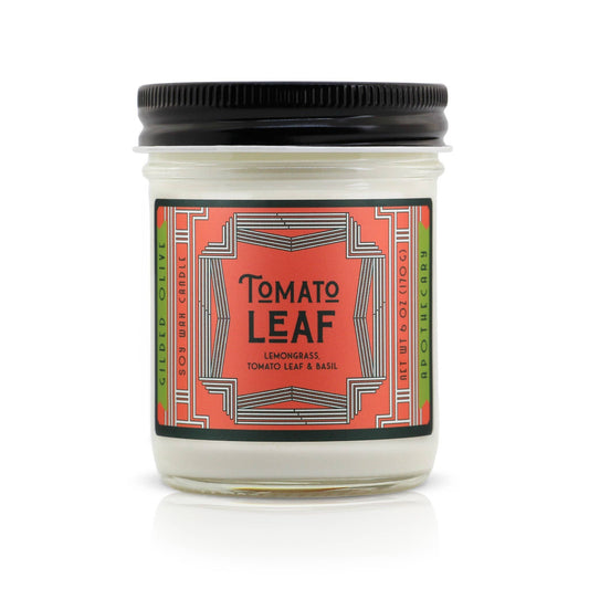 Soy Candle – Tomato Leaf – Herbal Lemongrass, Tomato & Basil