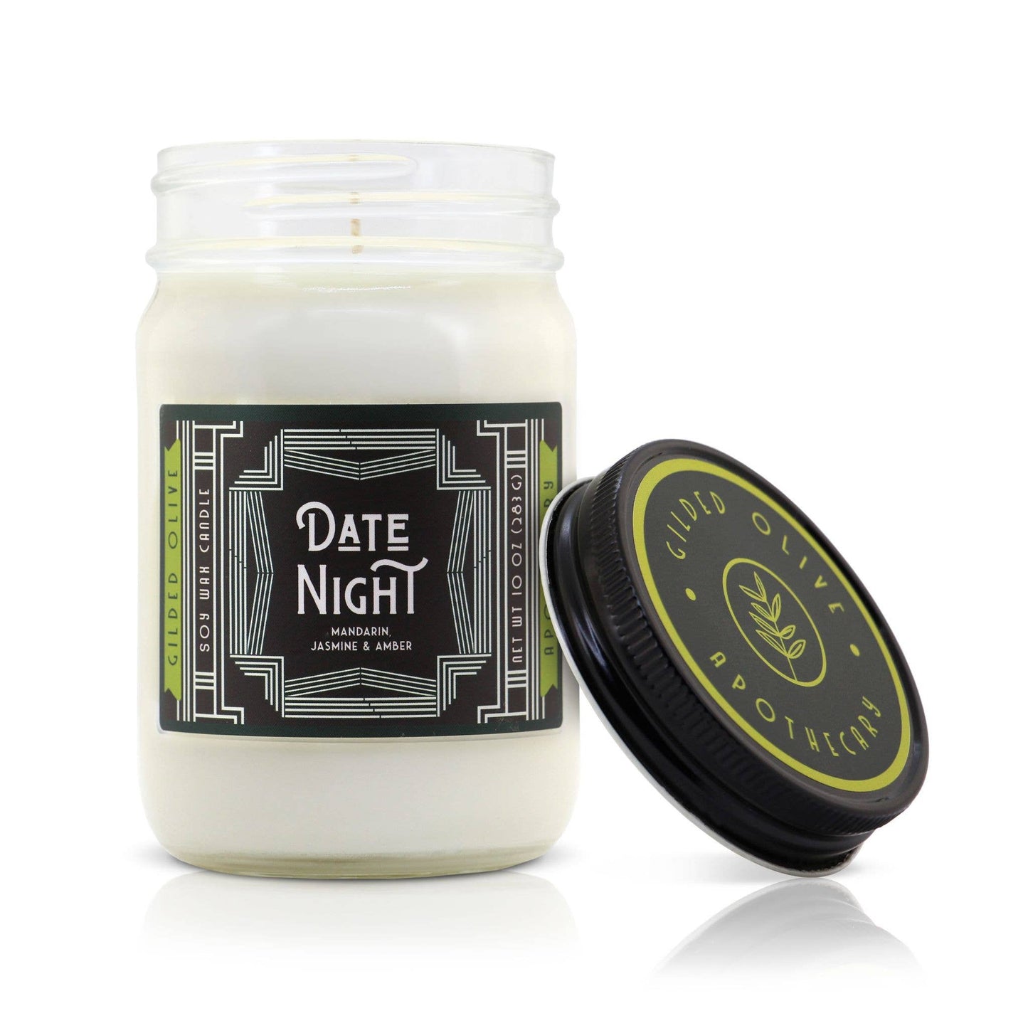 Soy Candle – Date Night – Orange, Jasmine & Sandalwood