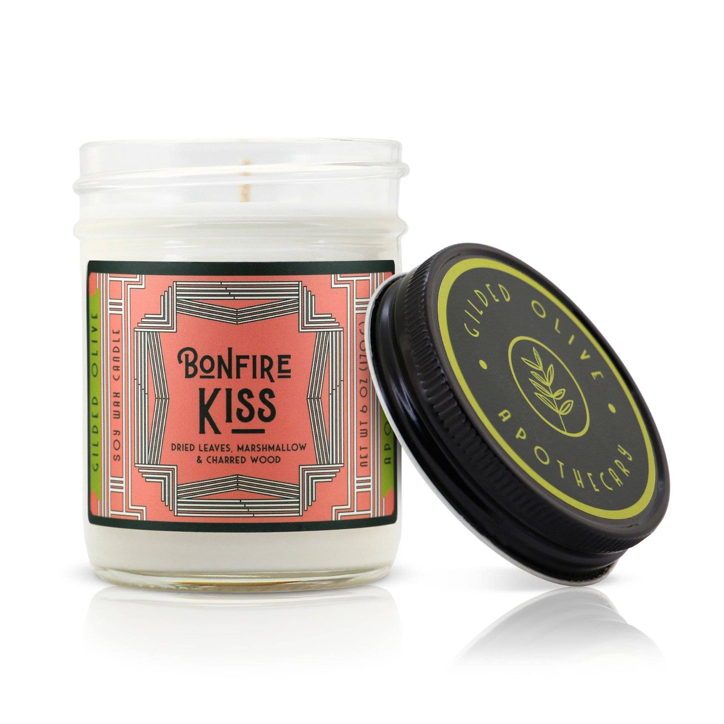 Soy Candle – Bonfire Kiss – Dried Leaves & Marshmallows