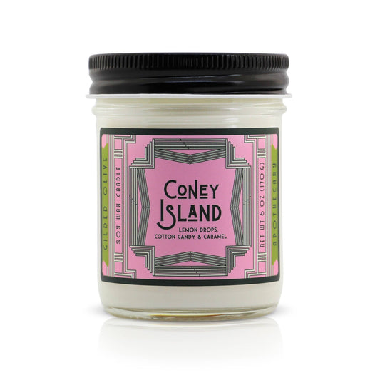 Soy Candle – Coney Island – Cotton Candy, Lemon & Raspberry